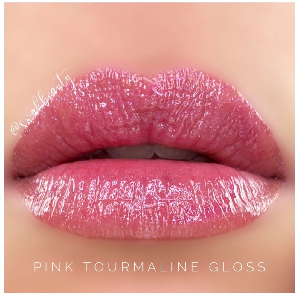 LipSense - Pink Tourmaline Gloss, way pretty pink!